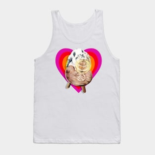 All a girl needs is bunnies and wine! Tank Top